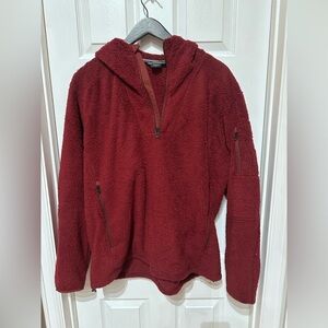 Mens Kuhl Red Fleece Pullover Size XXL